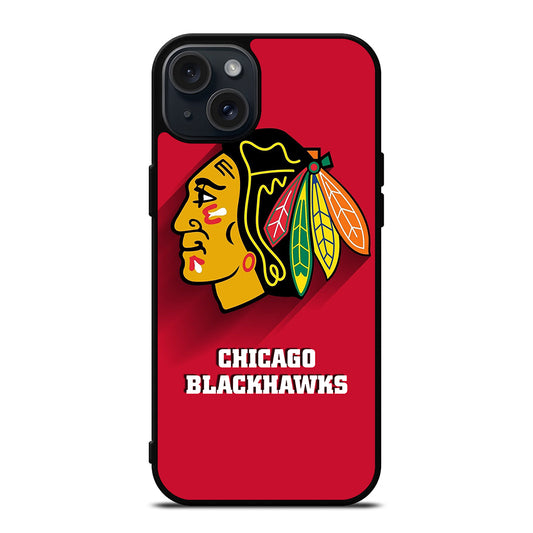 CHICAGO BLACKHAWKS ICON 1 iPhone 15 Plus Case Cover
