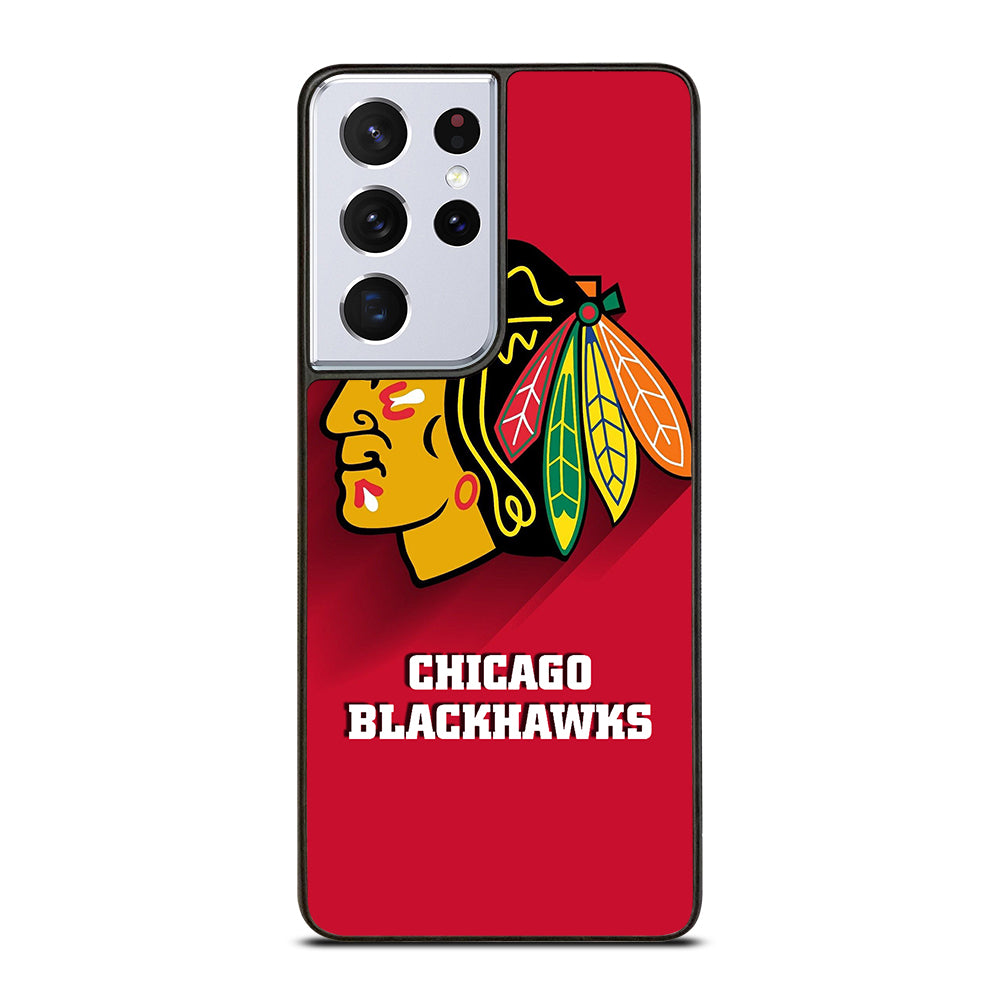 CHICAGO BLACKHAWKS ICON 1 Samsung Galaxy S21 Ultra Case Cover