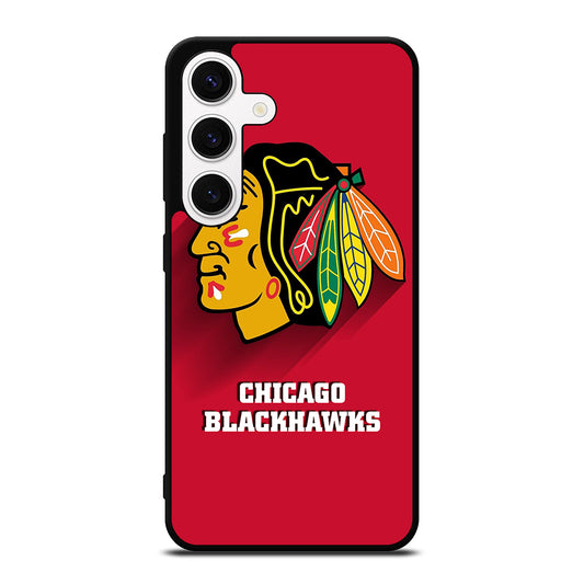 CHICAGO BLACKHAWKS ICON 1 Samsung Galaxy S24 Case Cover