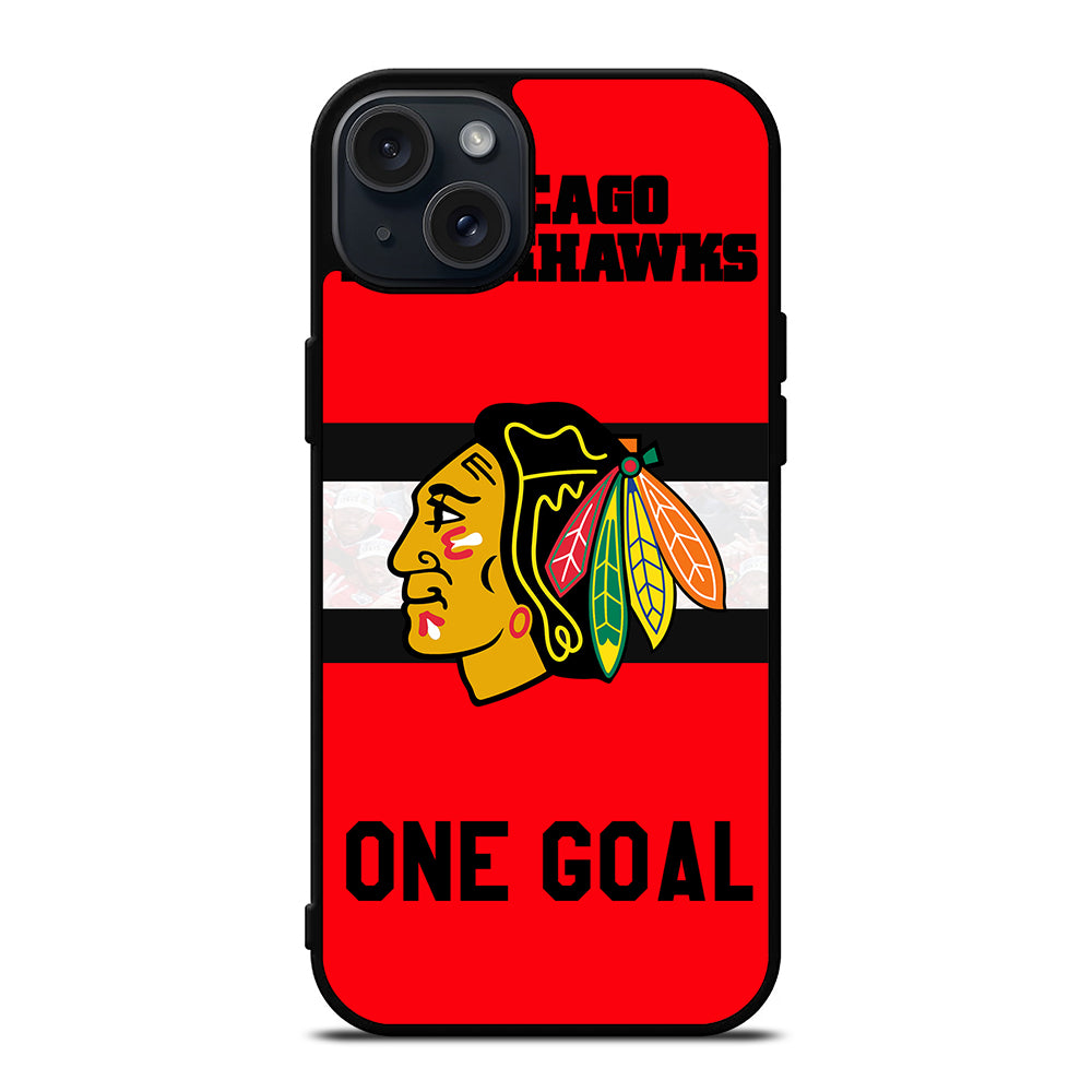 CHICAGO BLACKHAWKS ICON 3 iPhone 15 Plus Case Cover