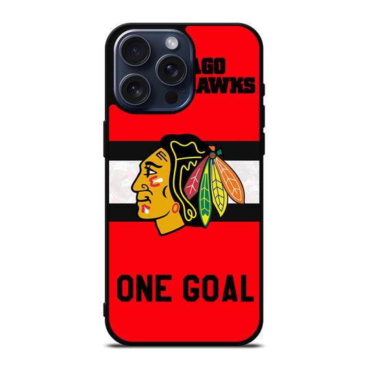 CHICAGO BLACKHAWKS ICON 3 iPhone 15 Pro Max Case Cover