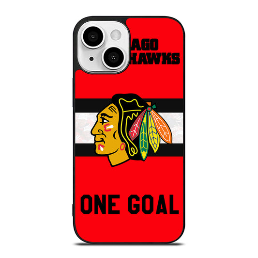 CHICAGO BLACKHAWKS ICON 3 iPhone 13 Mini Case Cover