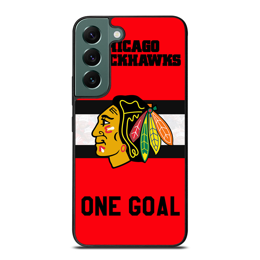 CHICAGO BLACKHAWKS ICON 3 Samsung Galaxy S22 Case Cover