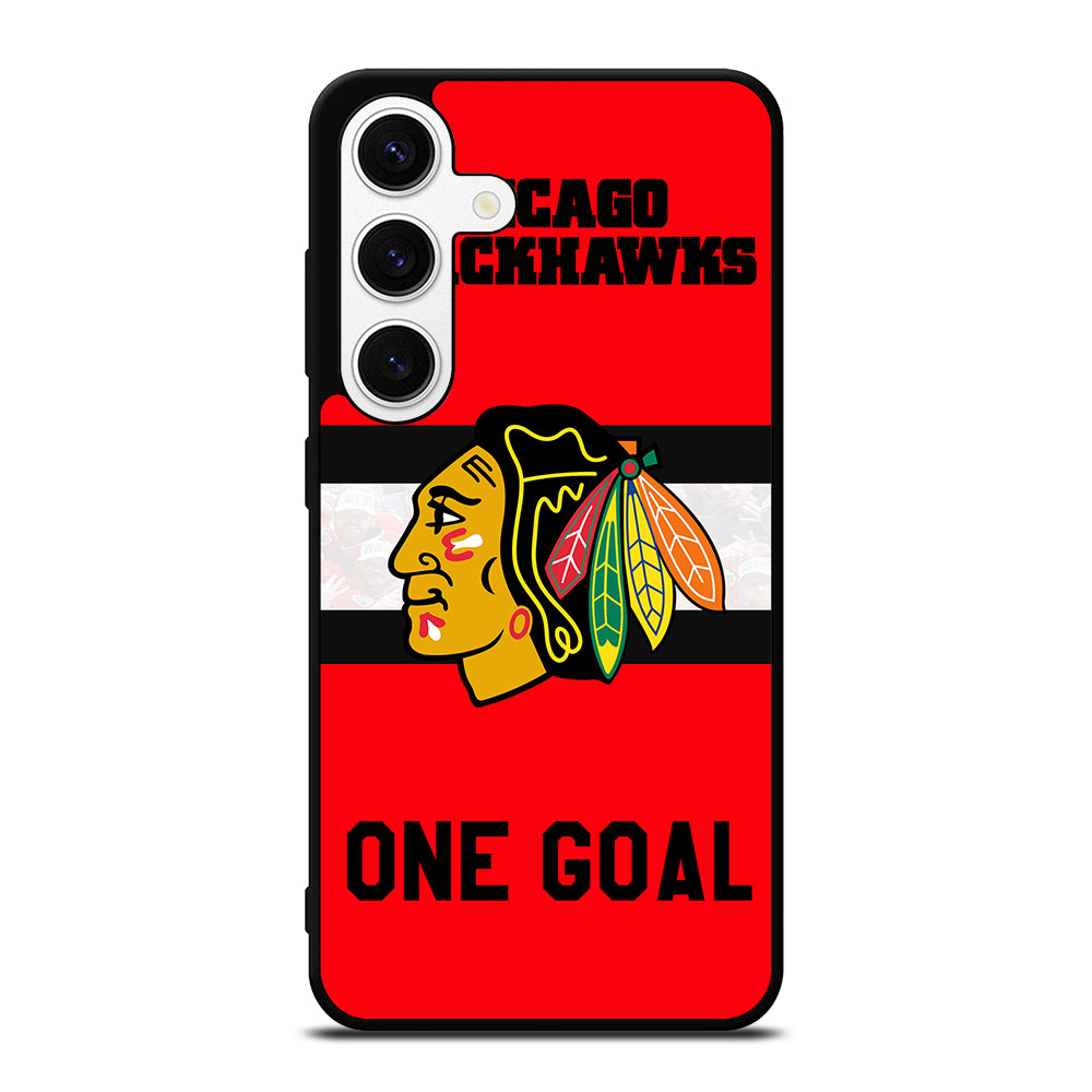 CHICAGO BLACKHAWKS ICON 3 Samsung Galaxy S24 Case Cover