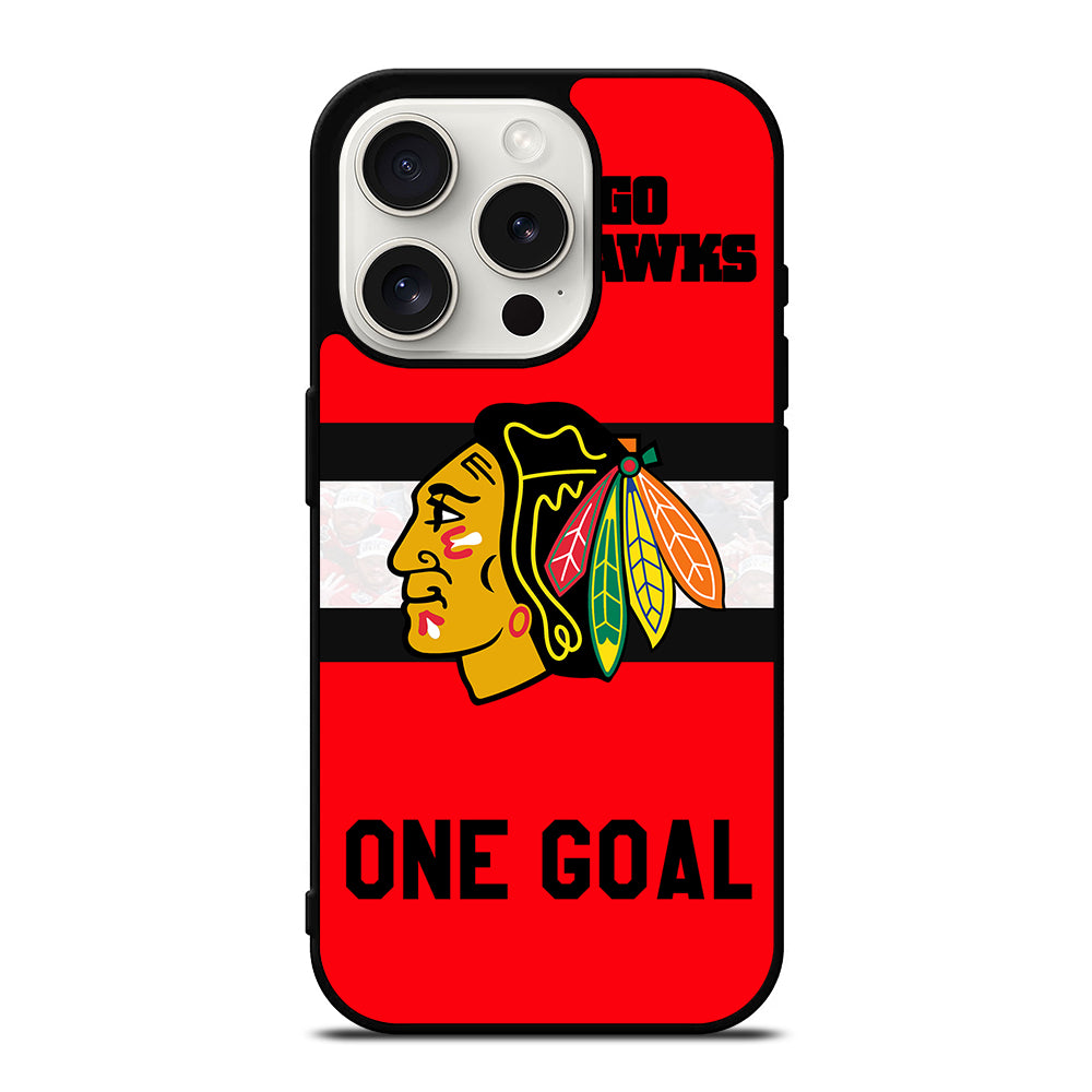 CHICAGO BLACKHAWKS ICON 3 iPhone 15 Pro Case Cover
