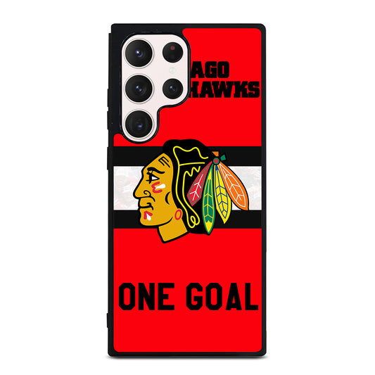 CHICAGO BLACKHAWKS ICON 3 Samsung Galaxy S23 Ultra Case Cover