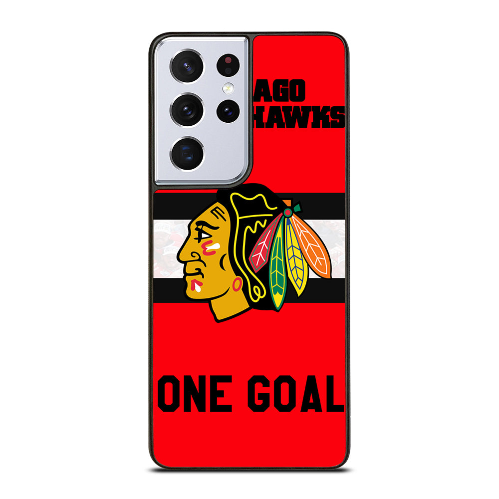 CHICAGO BLACKHAWKS ICON 3 Samsung Galaxy S21 Ultra Case Cover
