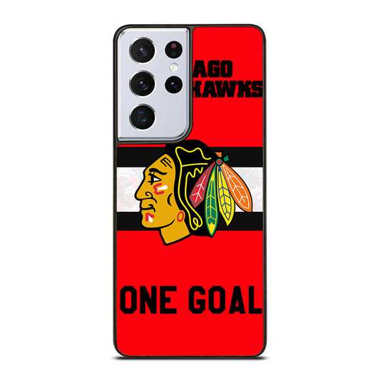 CHICAGO BLACKHAWKS ICON 3 Samsung Galaxy S21 Ultra Case Cover