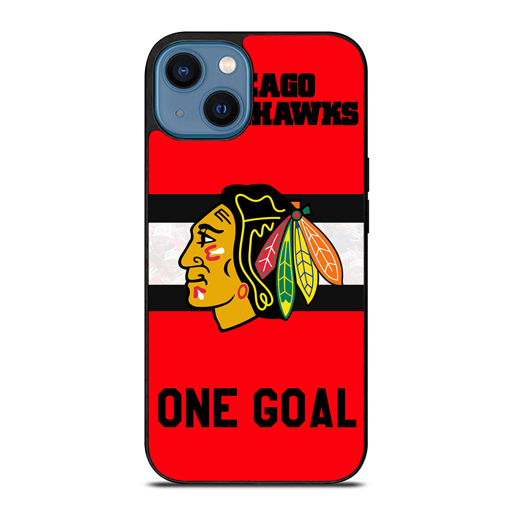 CHICAGO BLACKHAWKS ICON 3 iPhone 14 Case Cover