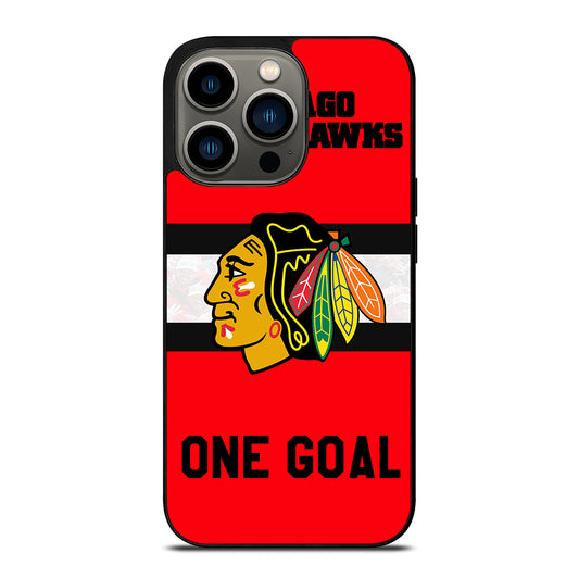 CHICAGO BLACKHAWKS ICON 3 iPhone 13 Pro Case Cover