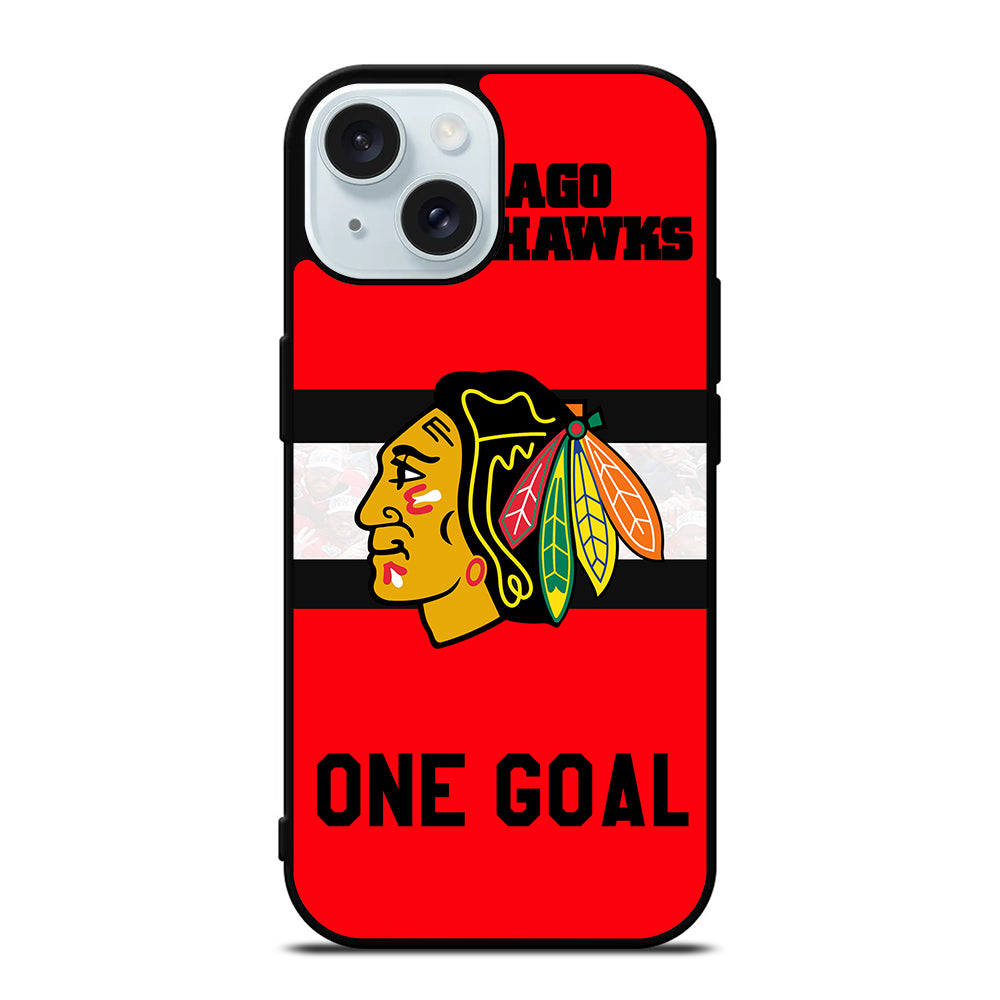 CHICAGO BLACKHAWKS ICON 3 iPhone 15 Case Cover