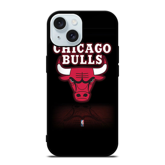 CHICAGO BULLS BASKETBAL LOGO iPhone 15 Case Cover
