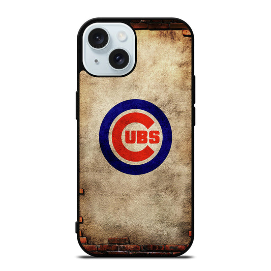 CHICAGO CUBS VINTAGE LOGO iPhone 15 Case Cover