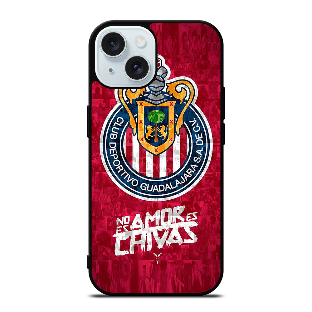 CHIVAS DE GUADALAJARA LOGO 5 iPhone 15 Case Cover