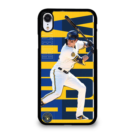 CHRISTIAN YELICH MILWAUKEE BREWERS 22 iPhone XR Case Cover
