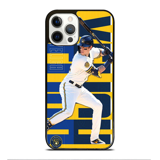 CHRISTIAN YELICH MILWAUKEE BREWERS 22 iPhone 12 Pro Case Cover