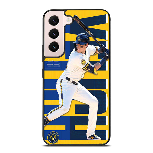 CHRISTIAN YELICH MILWAUKEE BREWERS 22 Samsung Galaxy S22 Plus Case Cover