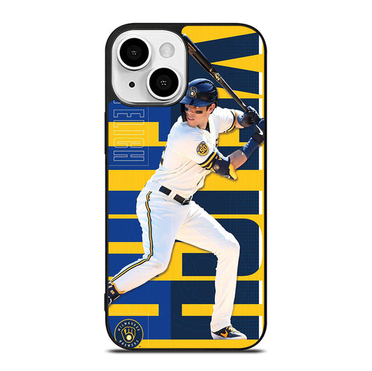 CHRISTIAN YELICH MILWAUKEE BREWERS 22 iPhone 13 Mini Case Cover