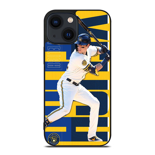 CHRISTIAN YELICH MILWAUKEE BREWERS 22 iPhone 14 Plus Case Cover