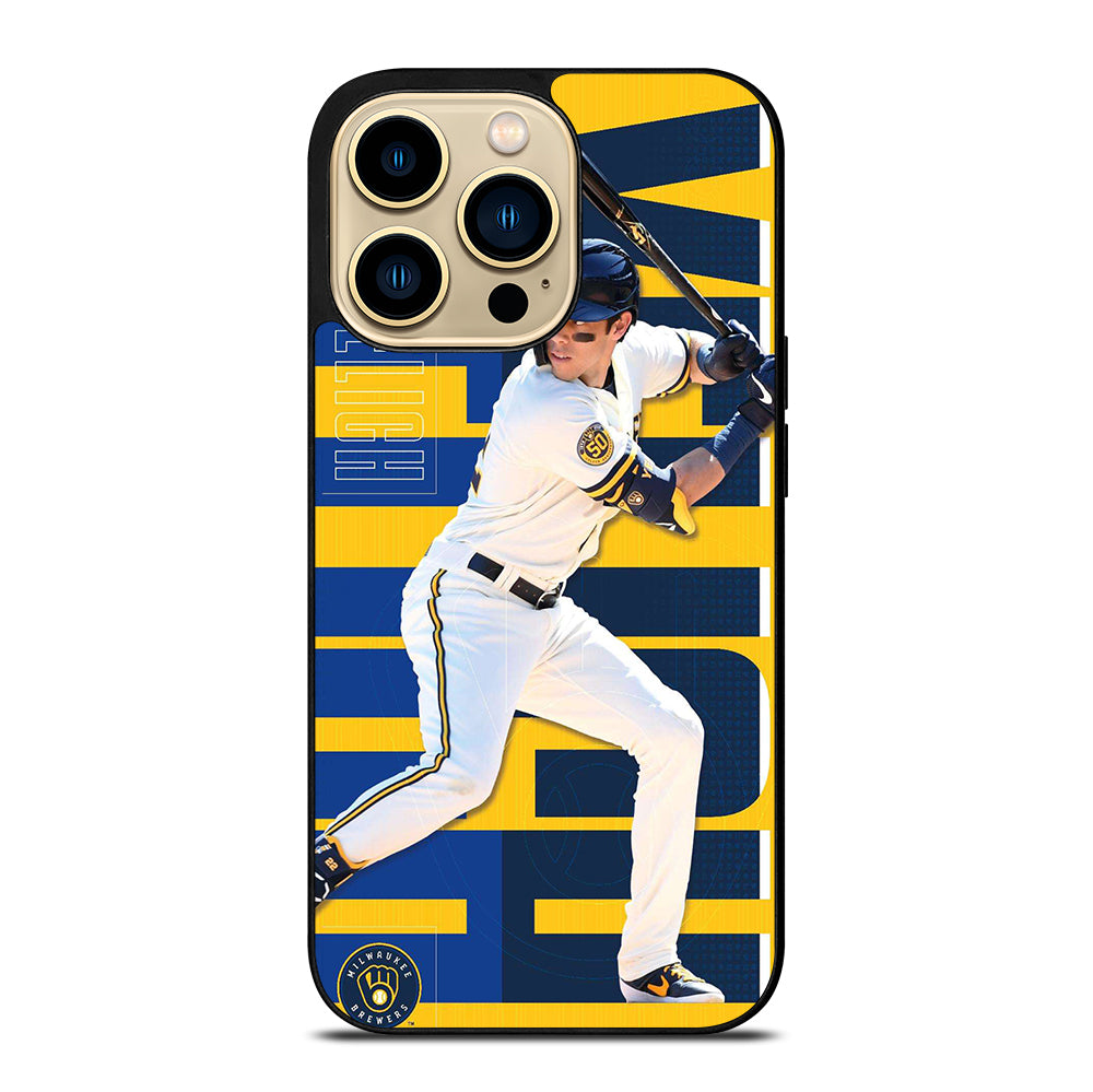 CHRISTIAN YELICH MILWAUKEE BREWERS 22 iPhone 14 Pro Max Case Cover
