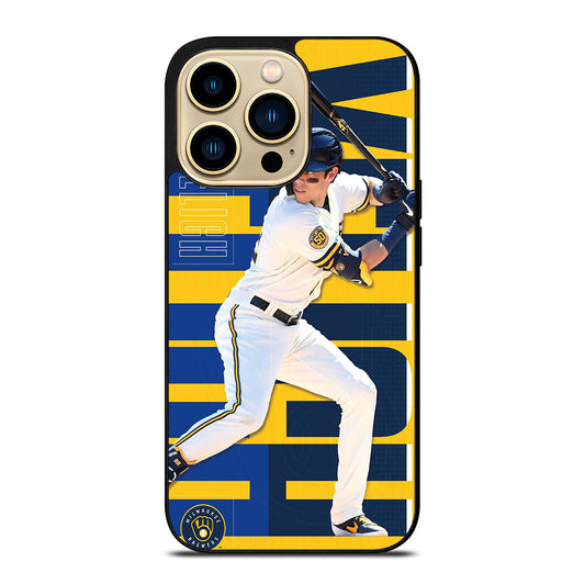 CHRISTIAN YELICH MILWAUKEE BREWERS 22 iPhone 14 Pro Max Case Cover