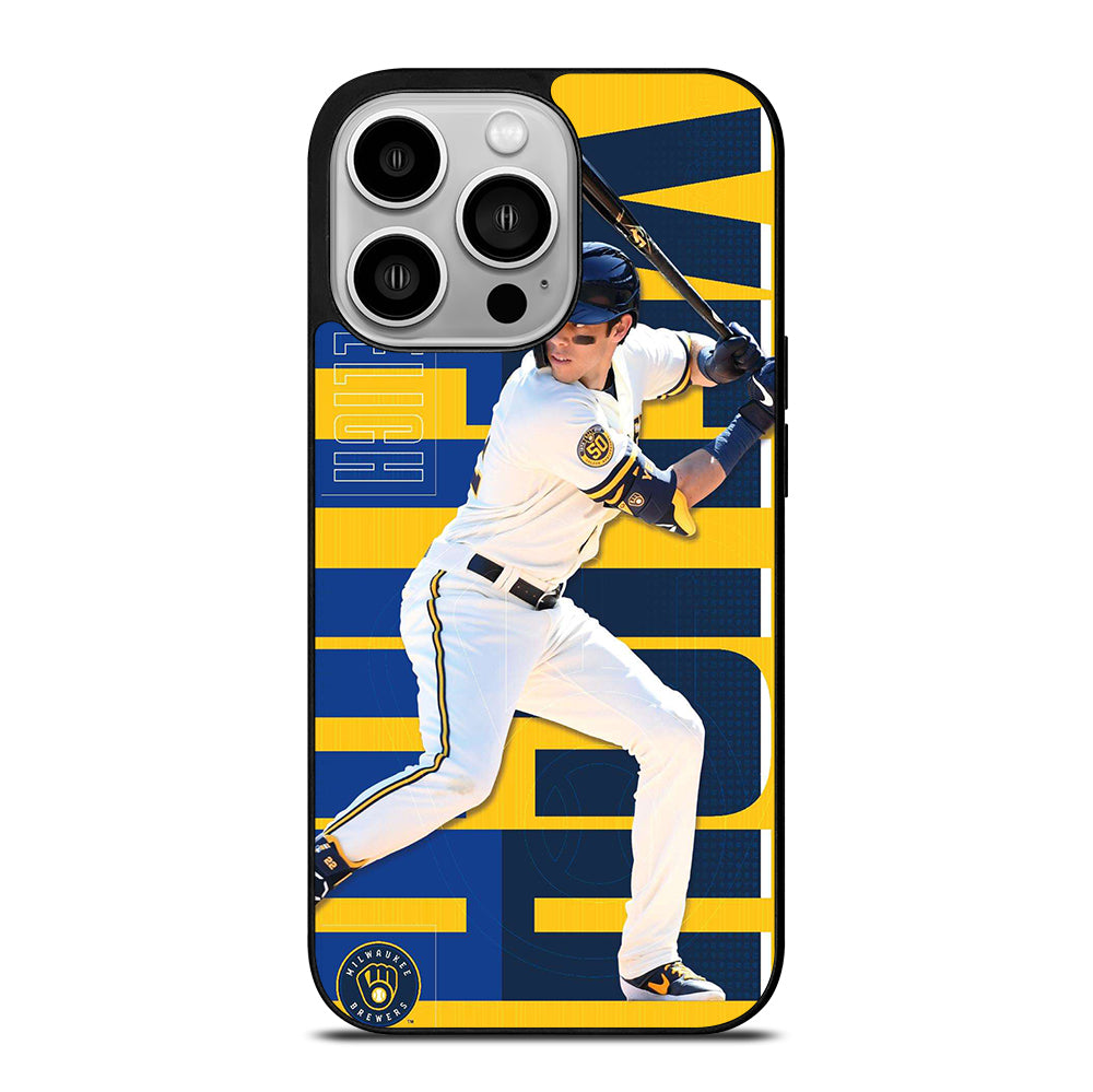 CHRISTIAN YELICH MILWAUKEE BREWERS 22 iPhone 14 Pro Case Cover
