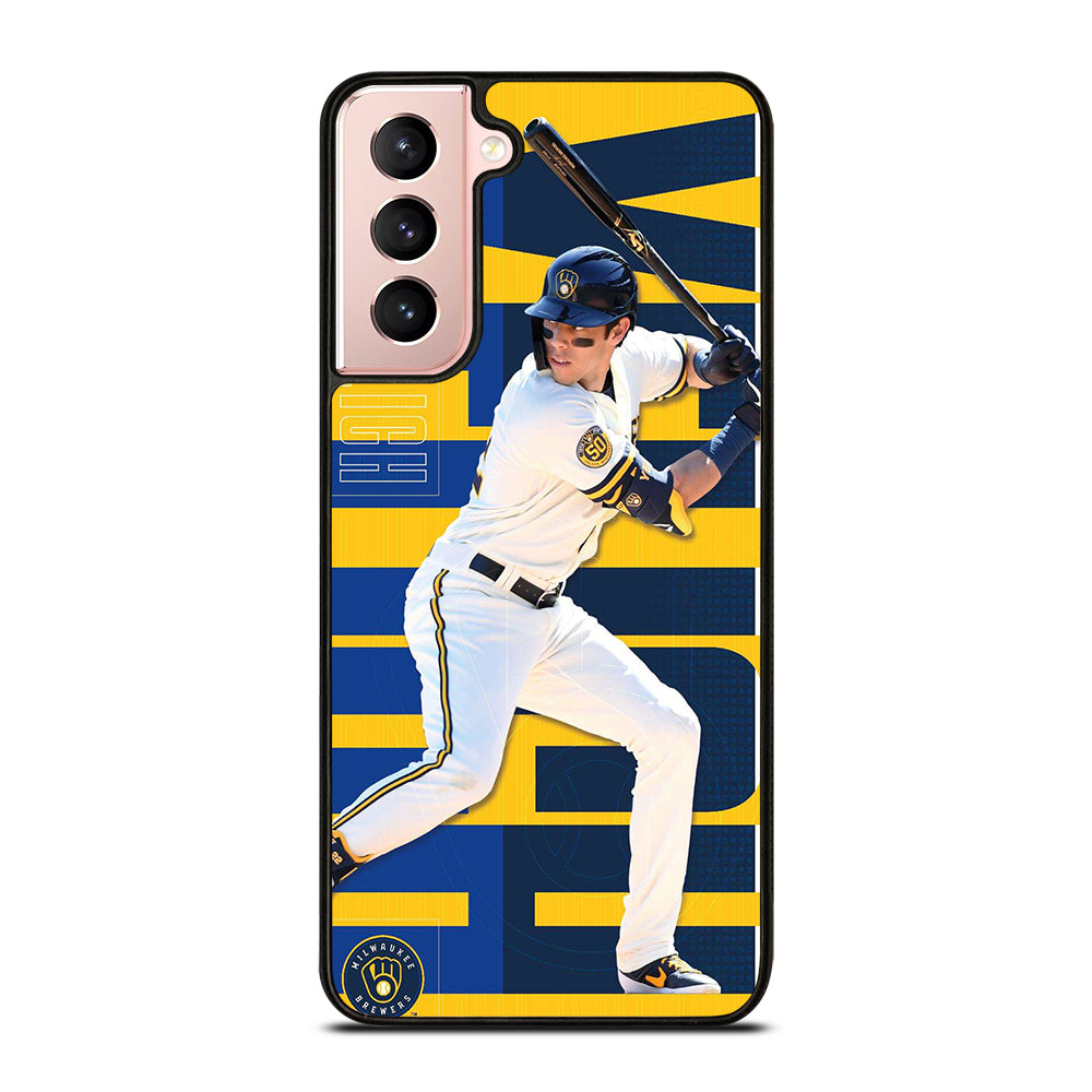 CHRISTIAN YELICH MILWAUKEE BREWERS 22 Samsung Galaxy S21 Case Cover