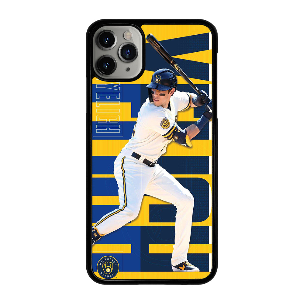 CHRISTIAN YELICH MILWAUKEE BREWERS 22 iPhone 11 Pro Max Case Cover