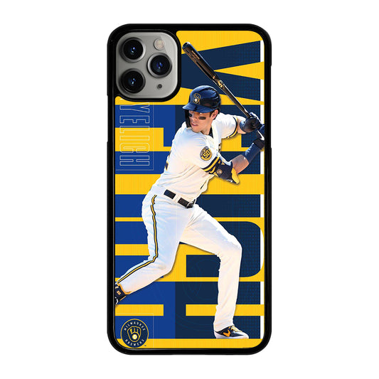 CHRISTIAN YELICH MILWAUKEE BREWERS 22 iPhone 11 Pro Max Case Cover