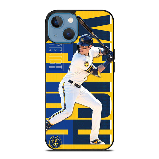 CHRISTIAN YELICH MILWAUKEE BREWERS 22 iPhone 13 Case Cover