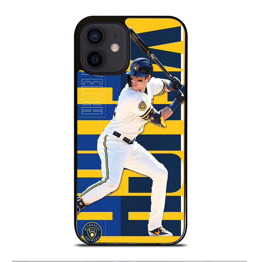 CHRISTIAN YELICH MILWAUKEE BREWERS 22 iPhone 12 Mini Case Cover