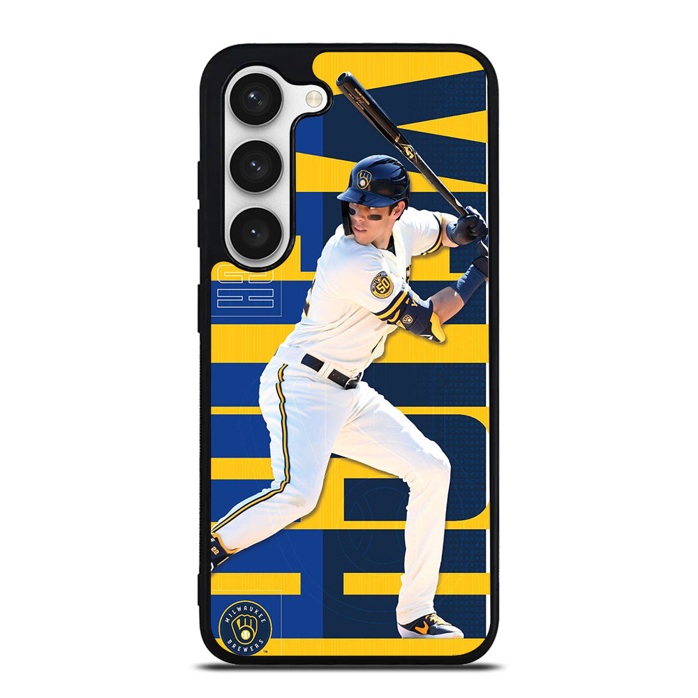 CHRISTIAN YELICH MILWAUKEE BREWERS 22 Samsung Galaxy S23 Case Cover