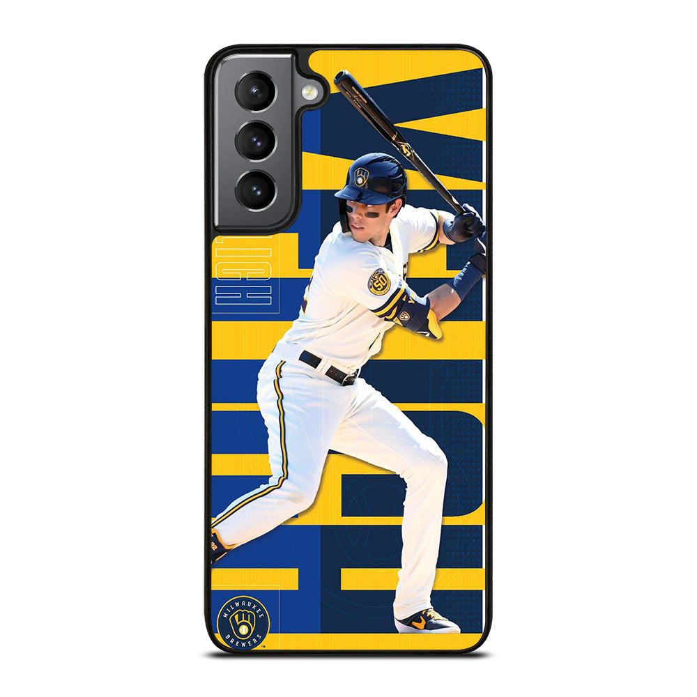 CHRISTIAN YELICH MILWAUKEE BREWERS 22 Samsung Galaxy S21 Plus Case Cover