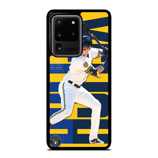 CHRISTIAN YELICH MILWAUKEE BREWERS 22 Samsung Galaxy S20 Ultra Case Cover