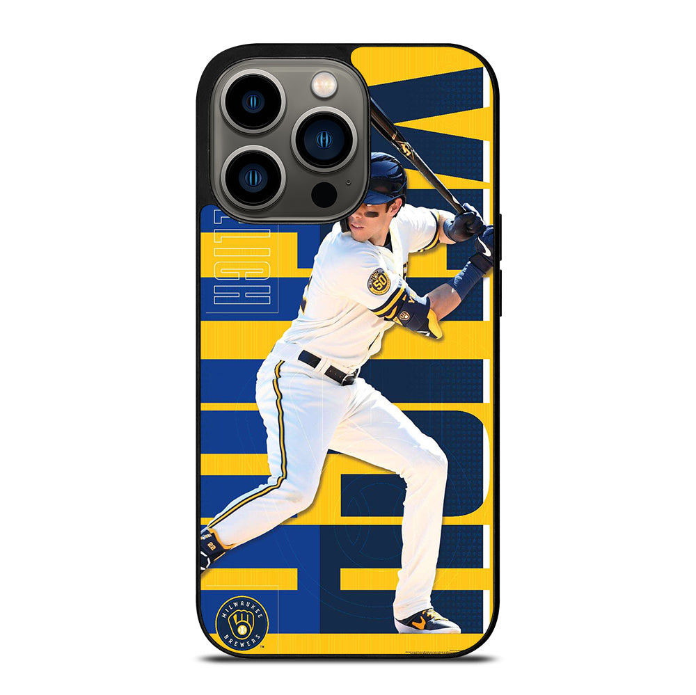 CHRISTIAN YELICH MILWAUKEE BREWERS 22 iPhone 13 Pro Case Cover