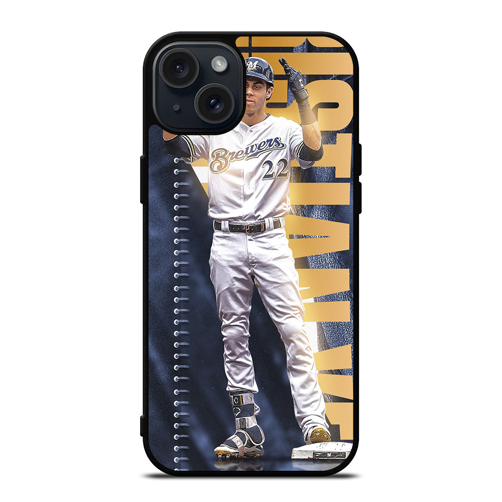 CHRISTIAN YELICH MILWAUKEE BREWERS MLB 2 iPhone 15 Plus Case Cover
