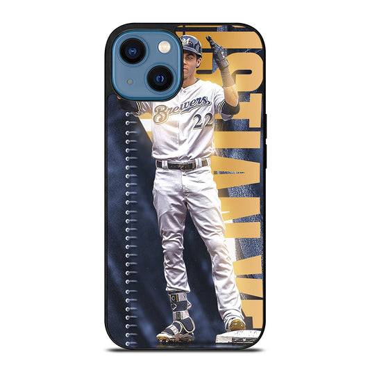 CHRISTIAN YELICH MILWAUKEE BREWERS MLB 2 iPhone 14 Case Cover