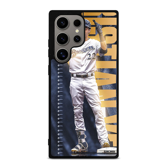 CHRISTIAN YELICH MILWAUKEE BREWERS MLB 2 Samsung Galaxy S24 Ultra Case Cover