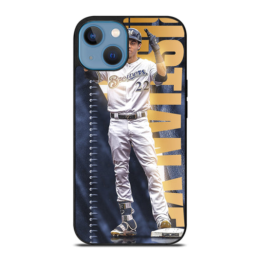 CHRISTIAN YELICH MILWAUKEE BREWERS MLB 2 iPhone 13 Case Cover