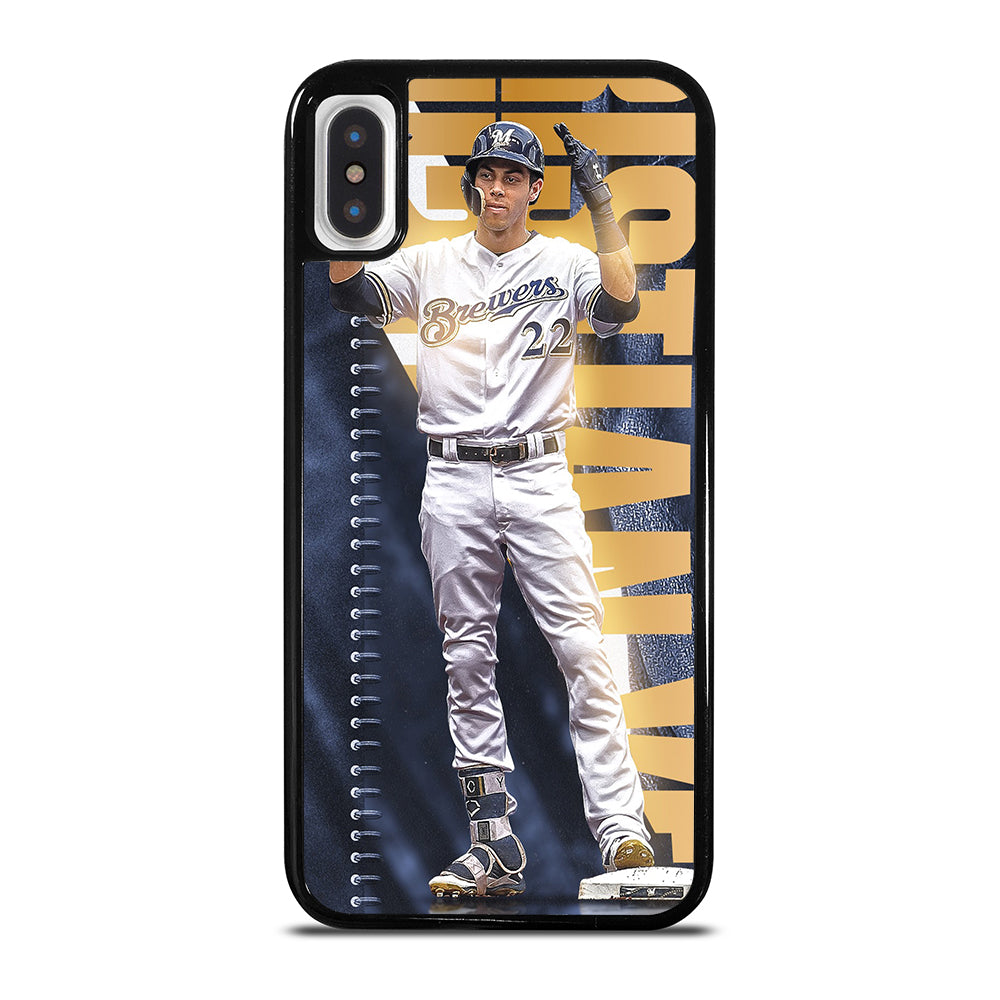 CHRISTIAN YELICH MILWAUKEE BREWERS MLB 2 iPhone X / XS Case Cover
