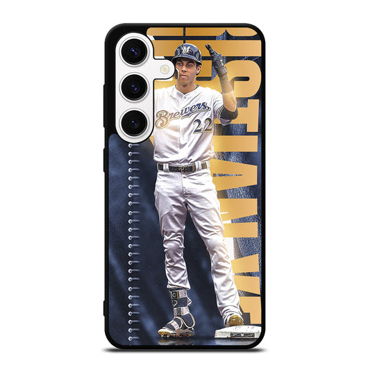 CHRISTIAN YELICH MILWAUKEE BREWERS MLB 2 Samsung Galaxy S24 Case Cover