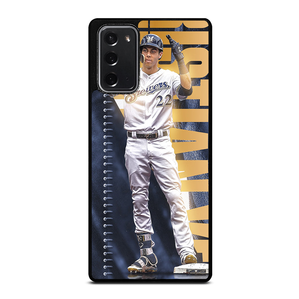 CHRISTIAN YELICH MILWAUKEE BREWERS MLB 2 Samsung Galaxy Note 20 Case Cover