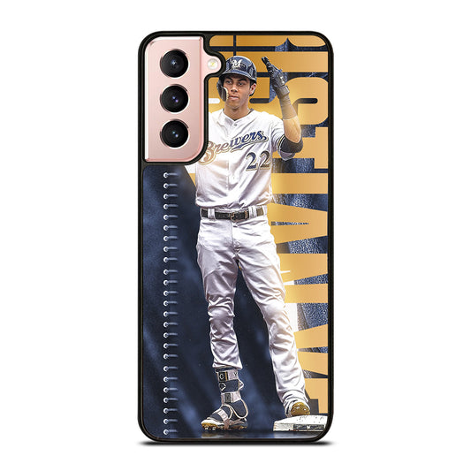 CHRISTIAN YELICH MILWAUKEE BREWERS MLB 2 Samsung Galaxy S21 Case Cover