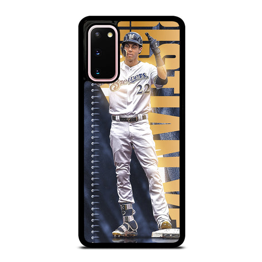 CHRISTIAN YELICH MILWAUKEE BREWERS MLB 2 Samsung Galaxy S20 Case Cover