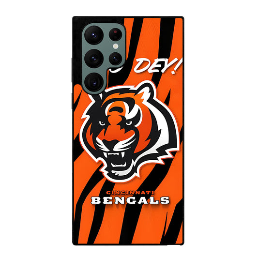 CINCINNATI BENGALS LOGO 2 Samsung Galaxy S22 Ultra Case Cover