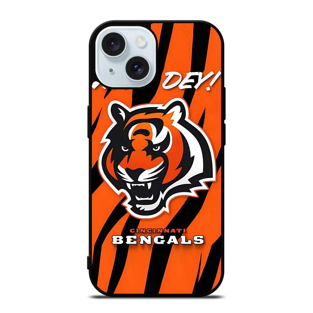 CINCINNATI BENGALS LOGO 2 iPhone 15 Case Cover