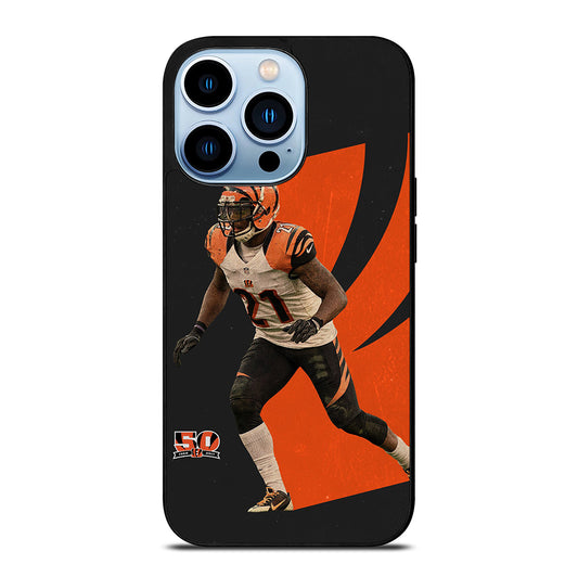 CINCINNATI BENGALS TYLER BOYD AMERICAN FOOTBALL iPhone 13 Pro Max Case Cover