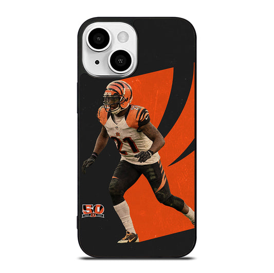 CINCINNATI BENGALS TYLER BOYD AMERICAN FOOTBALL iPhone 13 Mini Case Cover