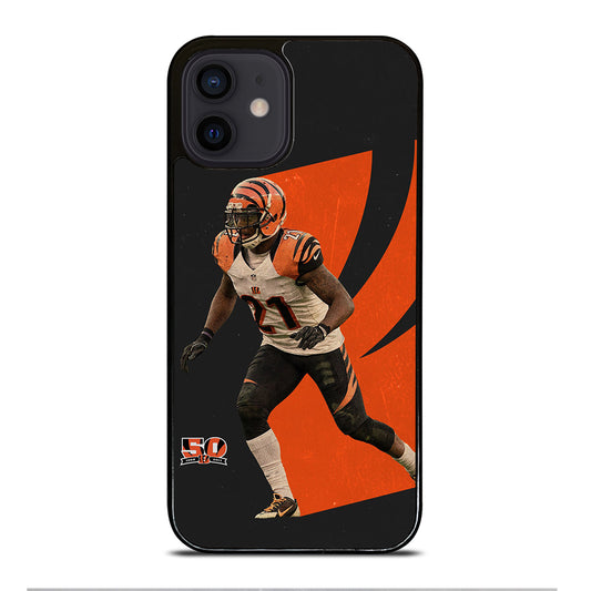 CINCINNATI BENGALS TYLER BOYD AMERICAN FOOTBALL iPhone 12 Mini Case Cover