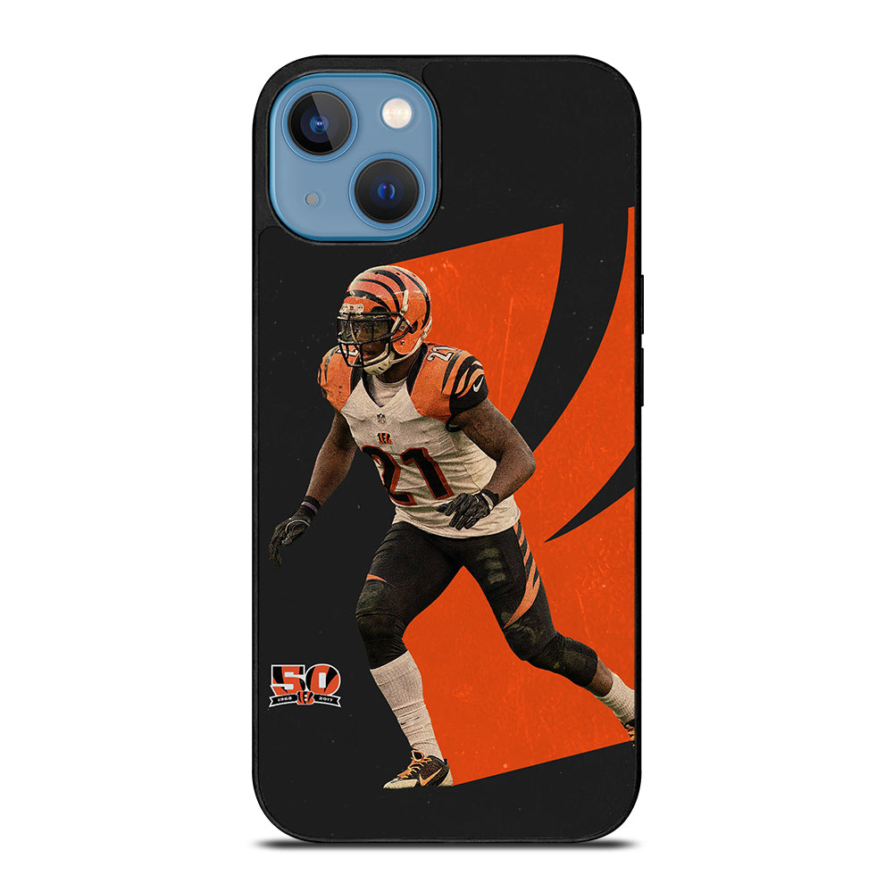 CINCINNATI BENGALS TYLER BOYD AMERICAN FOOTBALL iPhone 13 Case Cover